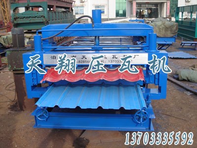 雙層彩鋼壓瓦機(jī),彩鋼壓型機(jī)制造商