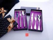 節(jié)慶必備套裝禮品刀叉勺 不銹鋼餐具(圖)