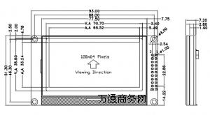 12864-80�D���c�LCDҺ��ģ�K