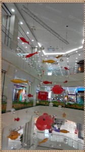 商場中庭電動(dòng)廣告吊鉤