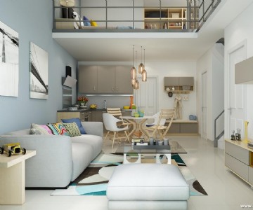 現(xiàn)代簡(jiǎn)約客餐廳裝修圖 客廳設(shè)計(jì)_家居100