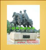 供應(yīng)青銅、鑄銅動(dòng)物雕塑-樹林長期定做青銅器(圖)