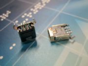 Mini-USB ���5P��ʽ�����_ DIP����ƽ�����