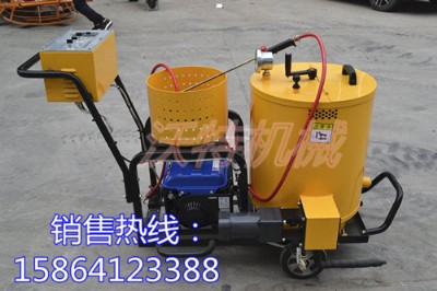 公路伸縮縫修補(bǔ)小型灌縫機(jī)沃特手推瀝青膠補(bǔ)縫機(jī)