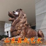 山東鑫成雕塑廠家供應(yīng)優(yōu)質(zhì)銅獅雕塑