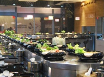 敦煌旋轉(zhuǎn)自助火鍋設(shè)備 自助小火鍋設(shè)備家伙