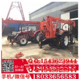 8T吊車改裝挖坑機 改裝拖拉機起重機