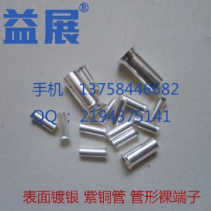 大量批發(fā)管形環(huán)保冷壓裸接線端頭en0508管狀線鼻子 針形端