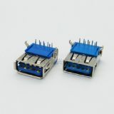 USB 90��A/Fĸ��3.0���^ ���_90����ƽ�� �{(l��n)ɫ�z