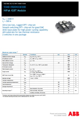 5snd 0500n330300abb igbtģ�K