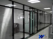 單層玻璃隔墻雙層玻璃隔墻單玻雙玻(圖)