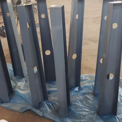 滿焊鐵雨棚鋼梁 鋼結構玻璃幕墻 不銹鋼點式爪件